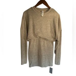Missguided Taupe Mini Sweater Dress